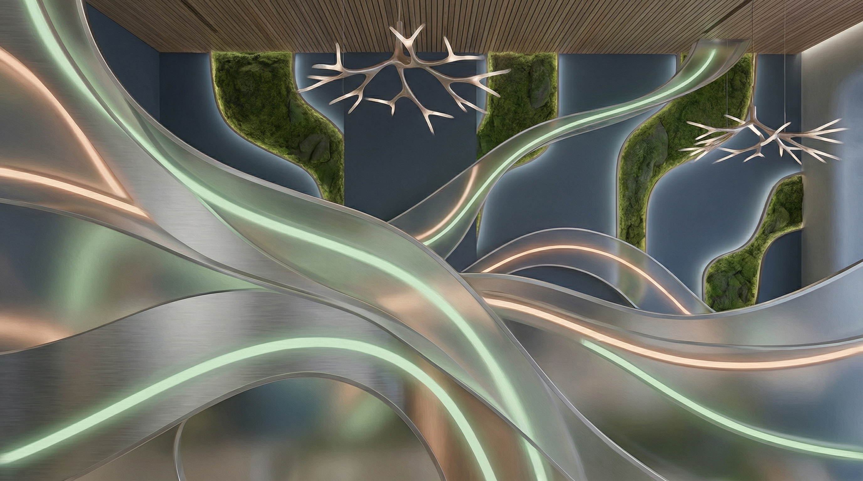 Abstract brain waves